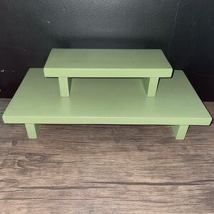 Hardwood Painted Altar 2 Tiered